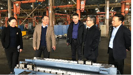 安徽省馬鞍山市博望區委副書(shū)記、區政府區長(cháng)馬永一行蒞臨我司參觀(guān)考察